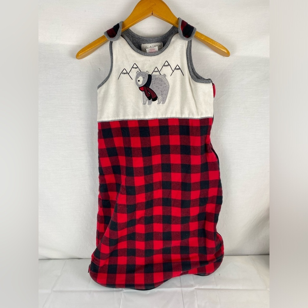 Aspen Kids Sleep Sack 18-36 Months Buffalo Plaid